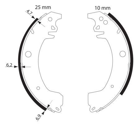 HELLA PAGID Jarrukenkäsarja 8DB 355 002-871